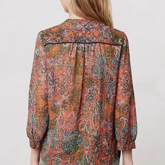 Anthropologie Edme & Esyllte Blouse 12 - Picture 2 of 10
